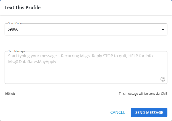 Text this profile