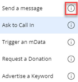 message tool tip 