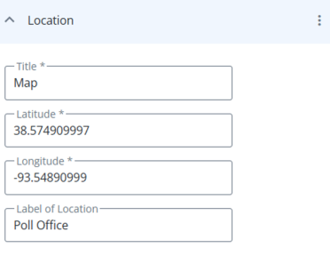 location details