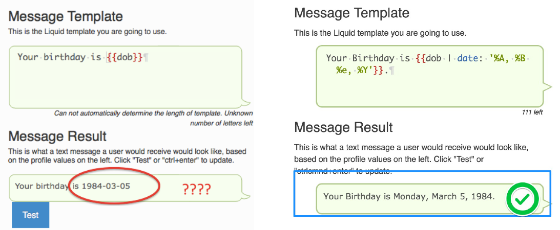 formatting