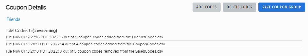 coupon details