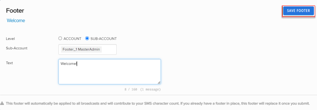 save footer