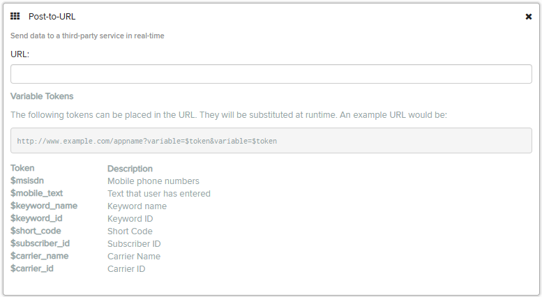 Post to URL