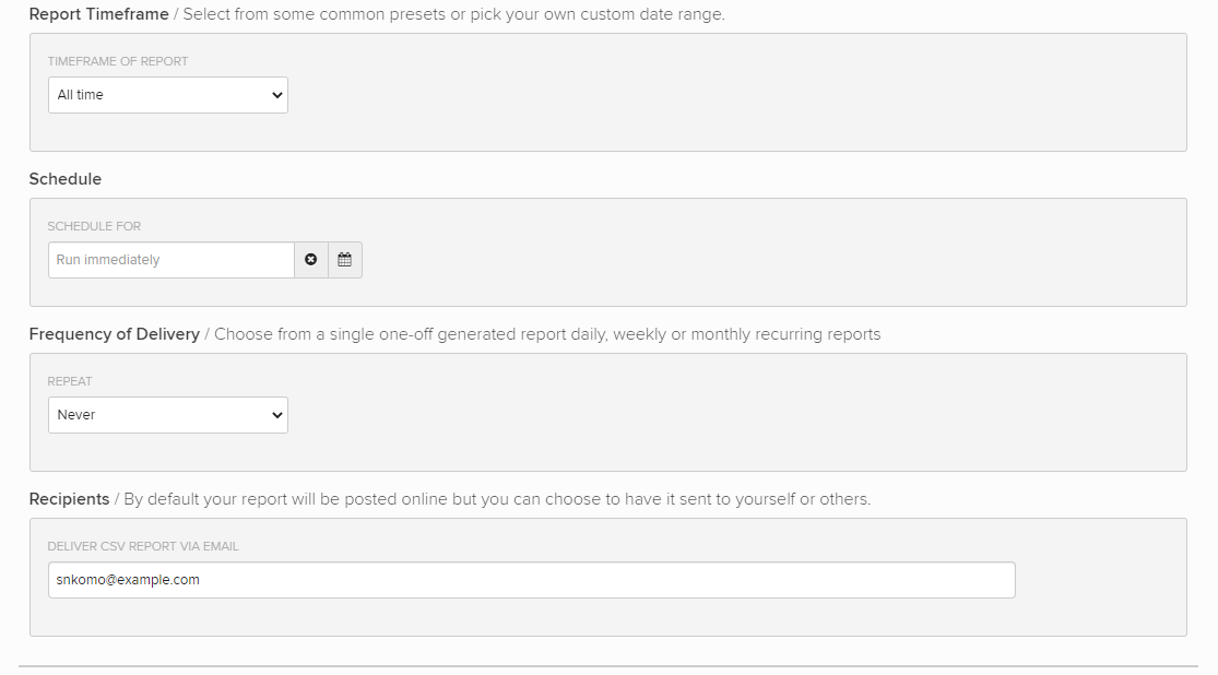 Opt-Out timeframe
