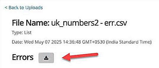 errors csv file