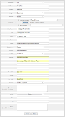 Add contact