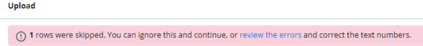 error